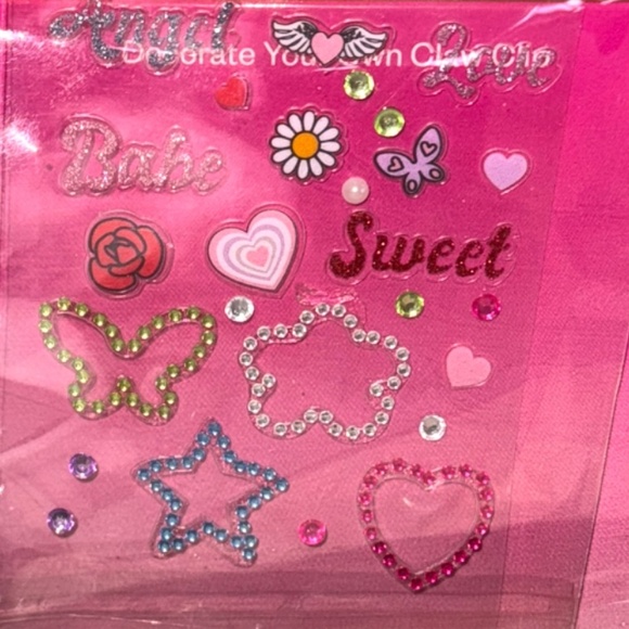 NWT Wild Fable Jaw Clip Gift Set Decorate Your Own Jaw Hair Clip New - Picture 3 of 6